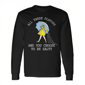Camiseta de Manga Larga con Todos los Sabores, Elige Ser Salado, para Promociones - Product Image 2
