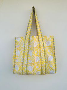 100% coton indien matelassé Mini sac à bandoulière pour femmes petit Shopping & épicerie stockage été & hiver cadeau pour elle - Product Image 4