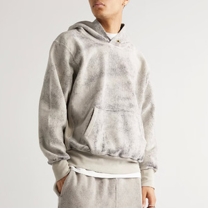 Sudadera con Capucha 100% Algodón, Lavado Ácido, Diseño Moderno, Tejido Transpirable y Cómodo, Peso Personalizado, Venta al por Mayor, Alta Calidad, para Hombre - Product Image 5