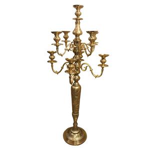 High quality design Aluminum Tall Expensive <b>Candelabra</b> for Wedding & Party decoration Use Lighting Handmade <b>Candelabra</b> - Product Image 2