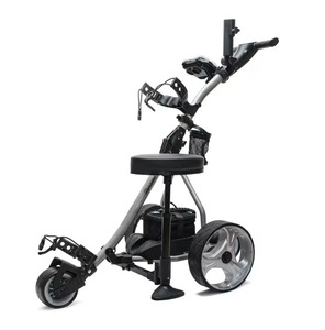 NOUVEAU Vente  Batterie au lithium X3R de haute qualité 20Ah Argent Voiturette de golf électrique télécommandée avec Bat Caddy - Product Image 1