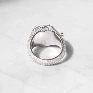 Anillo de Diamante Moissanite con Corte Brillante, Tendencia en la Industria, Plata de Ley 925, 6.20ctw, Engaste de Puntas, Claridad VVS Mejorada, Clásico - Product Image 4