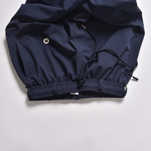 2025 confortable imperméable coupe-vent pantalon taille élastique hommes pantalons couleur unie surdimensionné hommes pantalon ample avec grande poche - Product Image 4