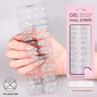 Bandes de gel autocollantes pour ongles motif écaille de tortue ambrée, faciles à appliquer et à retirer, sans UV, sans BPA, autocollants pour ongles en gel