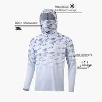 Poisson chemises à capuche vêtements de pêche séchage rapide maillot de pêche Performance Sublimation manches longues Logo personnalisé hommes taille sur mesure