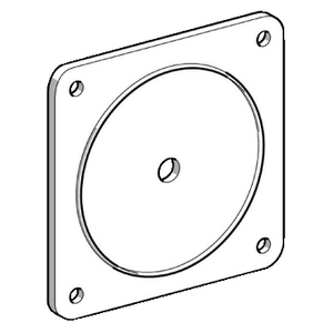 Per interruttori di disconnessione SCHNEIDER ELECTRIC KZ62 IP 65 con sigillo, per montaggio su piastra frontale da 60 x 60 mm, set di 5 interruttori a camma frontali - Product Image 1