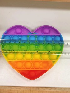 Trending Stress Relief Push Pop <b>Fidget</b> <b>Toy</b> Square Silicone Bubble <b>Toy</b> Rainbow Sensory <b>Toy</b> for Focus Autism and Relaxation - Product Image 5