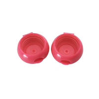 Bouchons à clapet en plastique pour bouteilles, diamètre intérieur 24 mm, surface lisse, forme dôme anti-déversement, 24-410