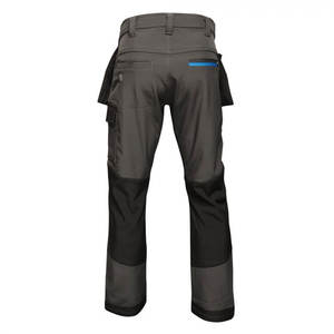 2025 Hi Vis Men's Workwear Canvas Pants Zipper <b>Fly</b> High Quality Reflective <b>Tapes</b> Breathable Mid Outdoor Vintage Work Trousers - Product Image 6