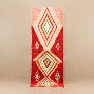 Auténtico marroquí Beni Ourain Alfombra de lana anudada a mano Vintage Shag estilo hogar cocina último auténtico marroquí Beni al por mayor - Product Image 5