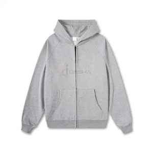 Sudadera con Capucha y Cremallera Resistente con Logotipo Personalizado, Diseño de Hombros Caídos, Impresión Digital de Alta Calidad - Product Image 2