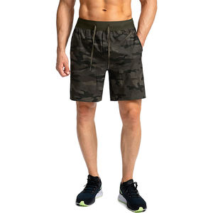 Pantalones cortos deportivos para hombre Entrenamiento Correr Entrenamiento Gimnasio Pantalones cortos con bolsillos - Product Image 1
