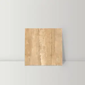 Aksa กระเบื้องปูพื้นพอร์ซเลนไม้สีเบจขัดเงาขนาด600x600มม./24x24/2x2ft คลาสสิกดีไซน์ทันสมัยไฟร์บริคเกรด AAA + - Product Image 1