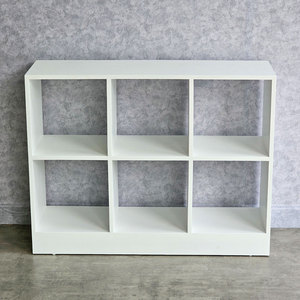 ชั้นวางหนังสือทรงเตี้ยไม้ยางพารา 100x30x78 ซม. สำหรับห้องนั่งเล่นแบบตั้งพื้น - Product Image 6
