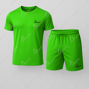 Athletify ชุดออกกำลังกายผ้าฝ้ายระบายอากาศสำหรับผู้ชายชุดออกกำลังกายที่ทนทานสำหรับฤดูร้อน - Product Image 6