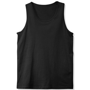 100% personalizado al por mayor Slim Fit cuello acanalado camiseta sin mangas blanca de algodón para hombres camiseta sin mangas Impresión de logotipo personalizado de alta calidad - Product Image 3