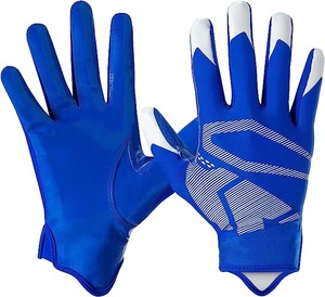 Gants de receveur de football américain 2025 de haute qualité, respirants, flexibles, équipement sportif, protection de la paume sublimée, antidérapants - Product Image 4