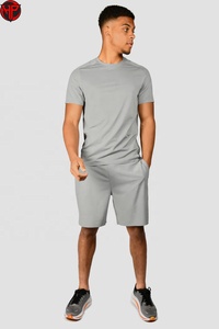 Shorts coupe droite tendance en tissu éponge pour homme – Qualité supérieure, personnalisables, grande taille, avec poches latérales, en nylon, pour la gym - Product Image 3