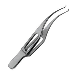 Venta al por mayor Colibri fórceps corneales estándar 1x2 dientes con plataforma de atado 0,4mm instrumentos quirúrgicos oftálmicos de acero inoxidable - Product Image 4