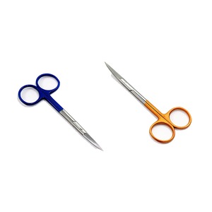 Wholesale Top Quality Professional Fine Point Straight/Curved Blunt-Sharp Stainless Steel Manual Surgical Iris Scissor - Product Image 6