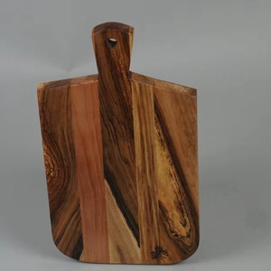 Tabla de servir de pizarra para carne, bandeja de charcutería de madera, tabla de cortar de madera de acacia para asar, bandeja de pizarra de acacia - Product Image 1