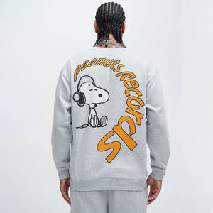 Sweat-shirt personnalisé avec logo imprimé 2025, 100% coton, surdimensionné, imprimé à la demande, col montant, pour adultes - Product Image 3