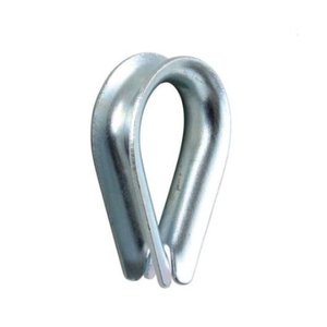Metric Hot Dipped Galvanized Steel Rope Thimble Heavy Duty Service - Product Image 1