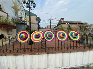 หมวกฟางทำมือสไตล์เม็กซิกันซอมเบรโร่ตกแต่งสำหรับงานเทศกาลหรือจัดแสดง - Product Image 6