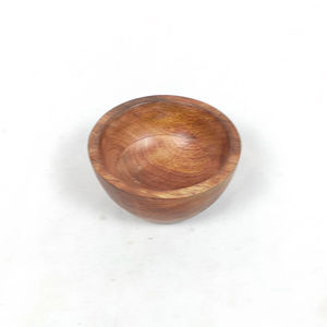 Tazón de Madera Ecológico Hecho a Mano con Cucharas a Juego, para Ensaladas, Frutas y Decoración del Hogar - Product Image 1
