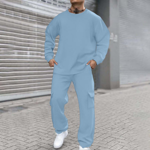 Chándal personalizado para hombre, Sudadera con capucha de gran tamaño de lana, chándal de algodón para hombre, chándal para correr, conjunto de pantalones de dos piezas para hombre, Jersey - Product Image 6