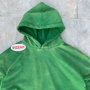 เสื้อฮู้ดผ้าเฟรนช์เทอร์รี่โอเวอร์ไซส์มีฮู้ดแบบครอปสำหรับผู้ชายและผู้หญิง - Product Image 4