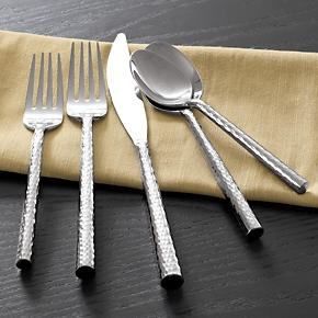 Couverts en métal en acier inoxydable au design tendance très populaires pour les registres de mariage, la décoration intérieure moderne et les cuisines de luxe - Product Image 2