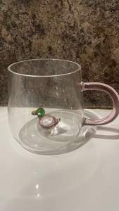 Copa de Vino de Vidrio Borosilicato de Alta Capacidad con Tallo Largo y Escultura de Pájaro en el Interior para Regalos Empresariales - Product Image 2