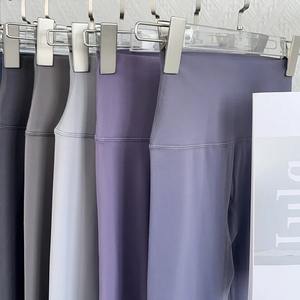 Mallas de cintura alta para gimnasio para mujer, mallas ajustadas sin costuras con ácido encubierto, trajes de entrenamiento suave para Fitness, pantalones de Yoga con patrón sólido - Product Image 1