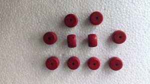 Custom made Old look antique glass tire shaped <b>beads</b> with vintage charm for tribal ethnic or boho jewelry designs and craft. - Product Image 6