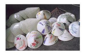 Wholesale Vietnam Eco Hats Handmade Conical Palm Leaf Hats Plain Pattern for Daily Use - Product Image 4