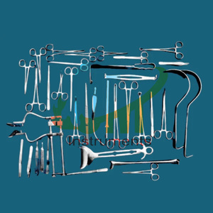 Ensemble d'instruments de laparotomie de base, 108 pièces, acier inoxydable de qualité médicale, norme allemande, outils chirurgicaux |   OldMed - Product Image 1