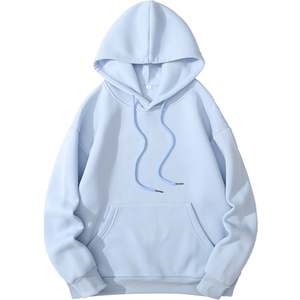 Wholesale Women Plain <b>Hoodie</b> High Quality 100% <b>Polyester</b> Hoody Pullover Sweatshirt Custom Fleece Oversized <b>Hoodie</b> for Women - Product Image 2