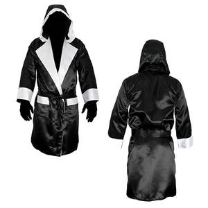 High Quality Full-Length Boxing Gown with <b>Hood</b> Custom Brand Logo <b>Robes</b> - Product Image 2