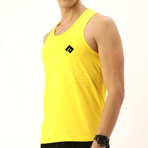 Camiseta sin mangas informal personalizada para hombre, ropa de playa transpirable 2025, diseño de impresión personalizado - Product Image 2