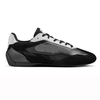 Chaussures de karting professionnelles de style actuel, mi-mollet, respirantes, réglables, imperméables, doublure en cuir véritable, hiver, moto
