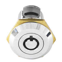 Cylindres de serrure tubulaires en alliage de zinc plaqué zinc haute résistance 60 mm avec 2 clés pour camping-cars, boîtes à outils, machines, marque ABA