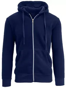 Sweat à capuche rouge coupe classique idéal pour la marque personnelle ou d'entreprise Sweat à capuche rouge chaud et léger pour l'hiver Sweat à capuche rouge à fermeture éclair - Product Image 5