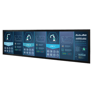 Thông minh kéo dài thanh Màn hình <span class=keywords><strong>LCD</strong></span> hiển thị 19.5 24 28.1 34 36.2 37 43 48 inch Kệ kỹ thuật số biển siêu rộng kệ màn hình quảng cáo - Product Image 3