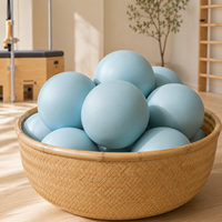 Ballon de yoga mini personnalisé de 9 pouces, écologique, anti-éclatement, en PVC robuste, pour le fitness, l'entraînement du tronc et la stabilité