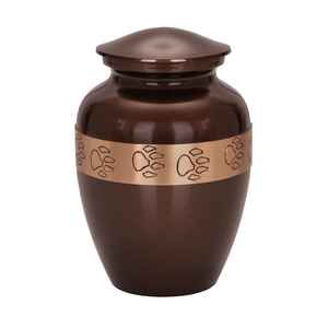 โกศบรรจุอัฐิโลหะดีไซน์หรูหราสำหรับบรรจุเถ้ากระดูกมนุษย์ โกศทองเหลืองและอะลูมิเนียมทนทานสำหรับร้านจัดงานศพและผู้จำหน่ายสินค้าที่ระลึก ขายดี - Product Image 5