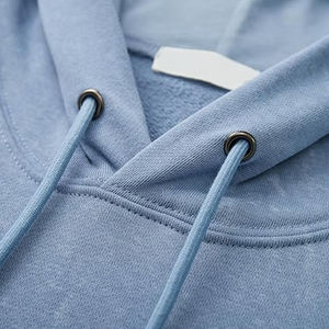 Sweat-shirts unisexes haut de gamme à manches longues, unis, d'hiver, teints en uni, personnalisés, en polaire polyester/coton, respirants, séchage rapide - Product Image 3