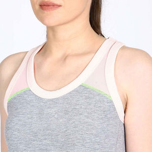 Fabricante al por mayor de alta calidad de las mujeres Tank Tops secado rápido Fitness algodón/poliéster sin mangas OEM longitud corta - Product Image 6