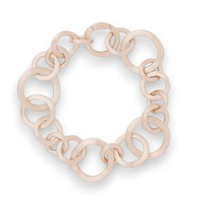 Most Trending 925 Sterling Silver Shiny <b>Gold</b> Chain Round Link <b>Bracelet</b> Circle <b>Bracelet</b> Statement <b>Bracelets</b> For Him - Product Image 1