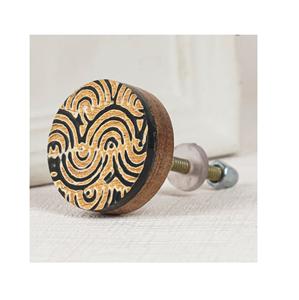 ลูกบิดหินอ่อนทรงกลมสีขาวรูปทรงที่กำหนดขนาดสินค้าผลิตในอินเดีย - Product Image 1